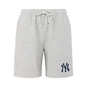 New York Yankees MLB Mens Gray Woven Shorts