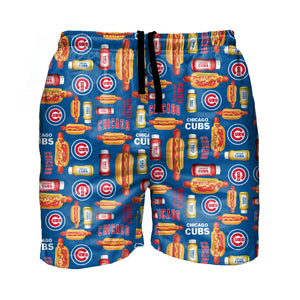 Chicago Cubs MLB Mens Grill Pro Swimming Trunks