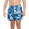 Los Angeles Dodgers MLB Mens Logo Rush Swimming Trunks