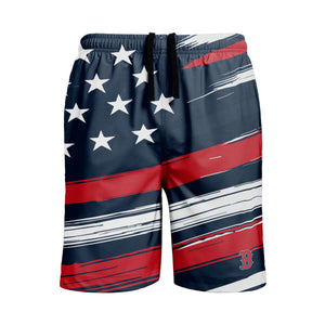Boston Red Sox MLB Mens Americana Swimming Trunks