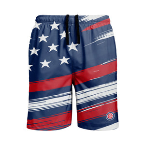 Chicago Cubs MLB Mens Americana Swimming Trunks