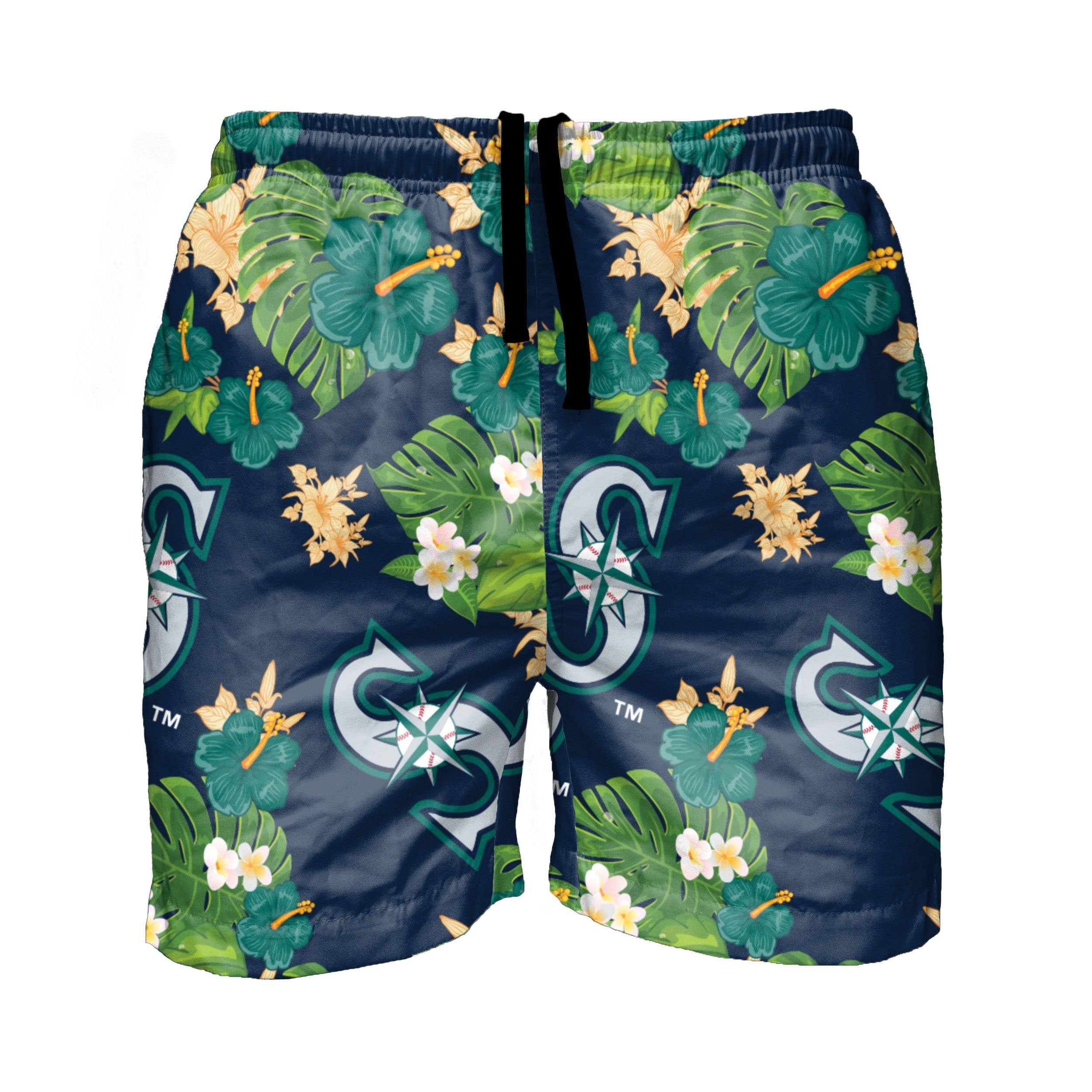 BEST Seattle Mariners MLB Mens Color Dive Boardshorts