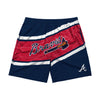 Atlanta Braves MLB Mens Big Wordmark Swimming Trunks