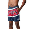 Atlanta Braves MLB Mens Big Wordmark Swimming Trunks