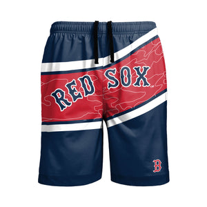 Boston Red Sox MLB Mens Big Wordmark Swimming Trunks
