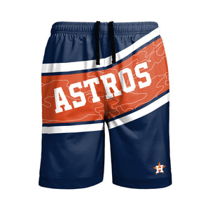 Houston Astros MLB Mens Big Wordmark Swimming Trunks