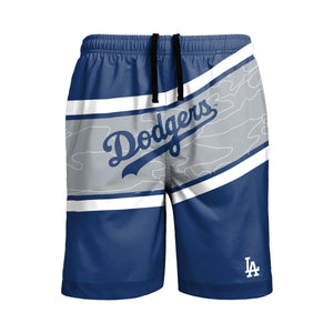 Los Angeles Dodgers MLB Mens Big Wordmark Swimming Trunks