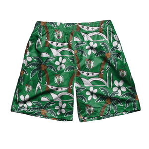Boston Celtics NBA Mens Tropical Swimming Trunks