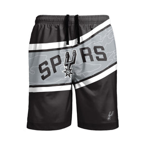 San Antonio Spurs NBA Mens Big Wordmark Swimming Trunks
