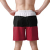 Oklahoma Sooners NCAA Mens 3 Stripe Big Logo Swimming Trunks