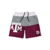 Texas A&M Aggies NCAA Mens 3 Stripe Big Logo Swimming Trunks