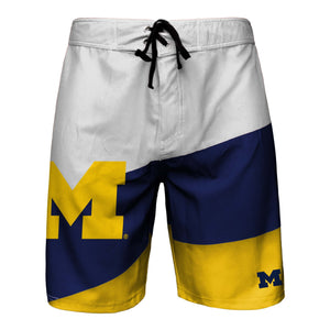 Michigan Wolverines NCAA Mens Color Dive Boardshorts