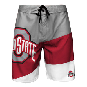 Ohio State Buckeyes NCAA Mens Color Dive Boardshorts (PREORDER - SHIPS MID SEPTEMBER)