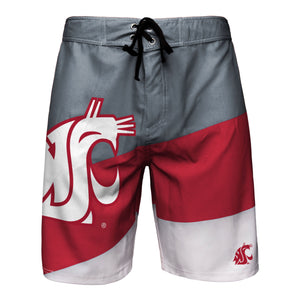 Washington State Cougars NCAA Mens Color Dive Boardshorts