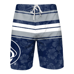Penn State Nittany Lions NCAA Mens Hibiscus Boardwalk Stripe Boardshorts