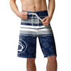 Penn State Nittany Lions NCAA Mens Hibiscus Boardwalk Stripe Boardshorts