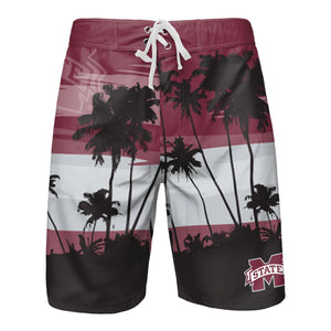 Mississippi State Bulldogs NCAA Mens Sunset Boardshorts