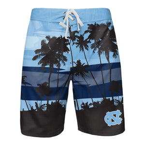 North Carolina Tar Heels NCAA Mens Sunset Boardshorts