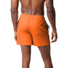 Clemson Tigers NCAA Mens Solid Wordmark 5.5" Swimming Trunks