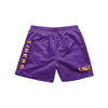 LSU Tigers NCAA Mens Solid Wordmark 5.5" Swimming Trunks