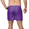 LSU Tigers NCAA Mens Solid Wordmark 5.5" Swimming Trunks