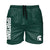 Michigan State Spartans NCAA Mens Solid Wordmark 5.5" Swimming Trunks