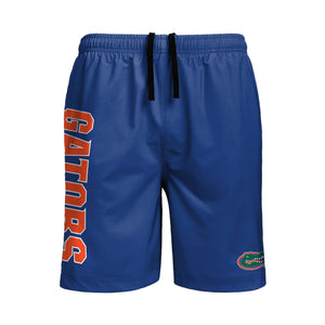 Florida Gators NCAA Mens Solid Wordmark Traditional Swimming Trunks