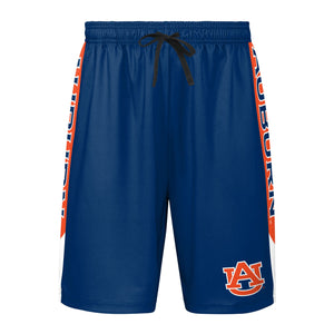 Auburn Tigers NCAA Mens Side Stripe Training Shorts