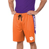 Clemson Tigers NCAA Mens Side Stripe Training Shorts