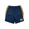 Michigan Wolverines NCAA Mens Side Stripe Training Shorts