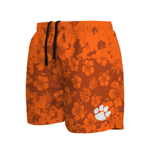 Clemson Tigers NCAA Mens Color Change-Up Swimming Trunks