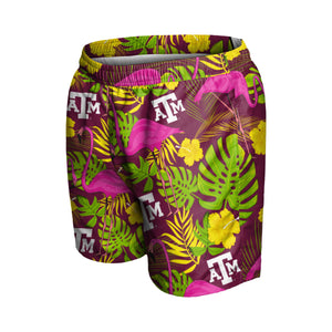 Texas A&M Aggies NCAA Mens Highlights Swimming Trunks