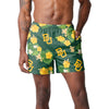 Baylor Bears NCAA Mens Floral Slim Fit 5.5" Swimming Suit Trunks