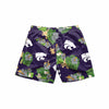 Kansas State Wildcats NCAA Mens Floral Slim Fit 5.5" Swimming Suit Trunks