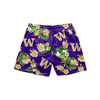 Washington Huskies NCAA Mens Floral Slim Fit 5.5" Swimming Suit Trunks