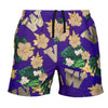 Washington Huskies NCAA Mens Floral Slim Fit 5.5" Swimming Suit Trunks