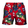 Fresno State Bulldogs NCAA Mens Floral Slim Fit 5.5" Swimming Suit Trunks