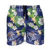 Memphis Tigers NCAA Mens Floral Slim Fit 5.5" Swimming Suit Trunks