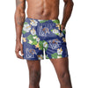 Memphis Tigers NCAA Mens Floral Slim Fit 5.5" Swimming Suit Trunks