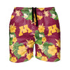 Minnesota Golden Gophers NCAA Mens Floral Slim Fit 5.5" Swimming Suit Trunks