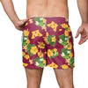 Minnesota Golden Gophers NCAA Mens Floral Slim Fit 5.5" Swimming Suit Trunks