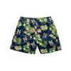 Navy Midshipmen NCAA Mens Floral Slim Fit 5.5" Swimming Suit Trunks