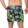 Navy Midshipmen NCAA Mens Floral Slim Fit 5.5" Swimming Suit Trunks