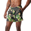 Purdue Boilermakers NCAA Mens Floral Slim Fit 5.5" Swimming Suit Trunks