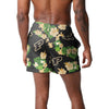 Purdue Boilermakers NCAA Mens Floral Slim Fit 5.5" Swimming Suit Trunks