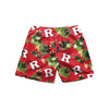 Rutgers Scarlet Knights NCAA Mens Floral Slim Fit 5.5" Swimming Suit Trunks