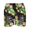 Vanderbilt Commodores NCAA Mens Floral Slim Fit 5.5" Swimming Suit Trunks