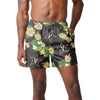 Vanderbilt Commodores NCAA Mens Floral Slim Fit 5.5" Swimming Suit Trunks