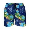 Villanova Wildcats NCAA Mens Floral Slim Fit 5.5" Swimming Suit Trunks