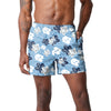 North Carolina Tar Heels NCAA Mens Hibiscus Slim Fit 5.5" Swimming Trunks